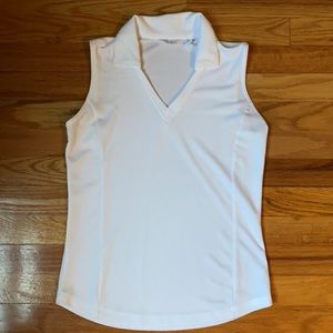 Golf sleeveless polo